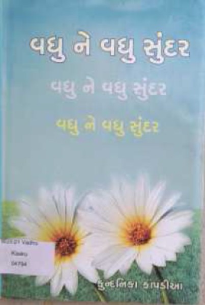 File:Vadhu ne Vadhu Sundar by Kundanika Kapadia - Book Cover.jpg